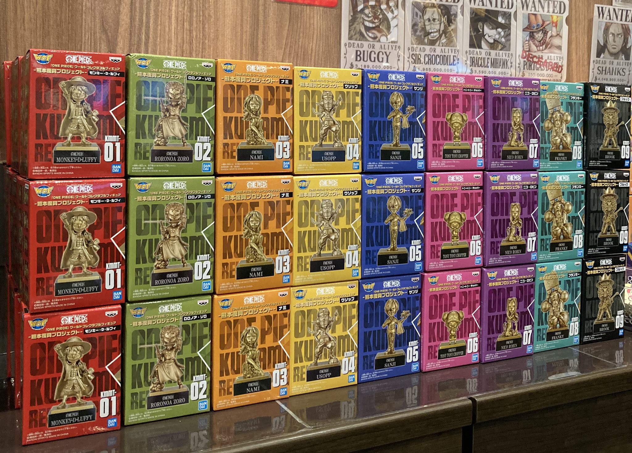 『ONE PIECE』ワールドコレクタブルフィギュア 熊本　ルフィ　ゾロ　サンジ ONE PIECE』ワールドコレクタブルフィギュア－熊本復興