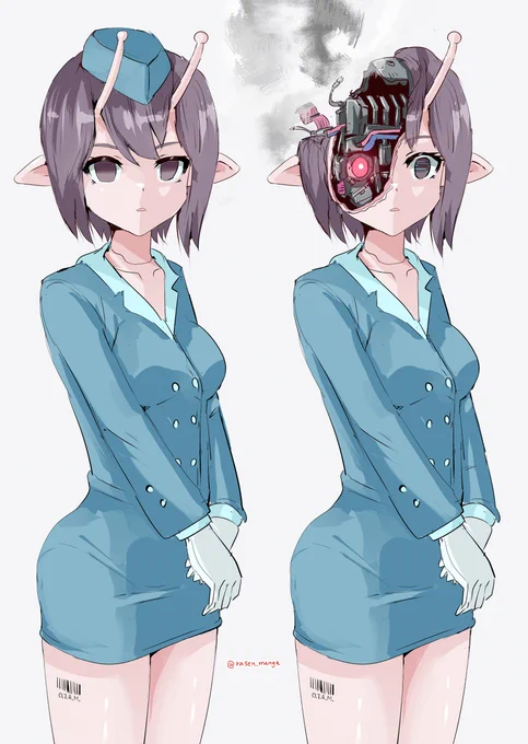 オータムちゃん(独自解釈による妄想絵) #ミルキーサブウェイ