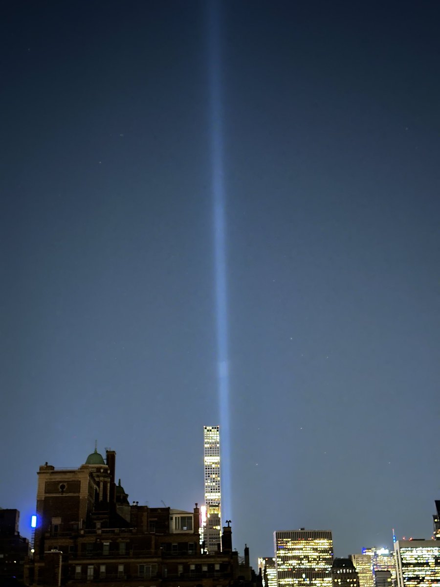 One last moment of reflection before going to bed on 9/11. Hard to believe it’s been this many years.
