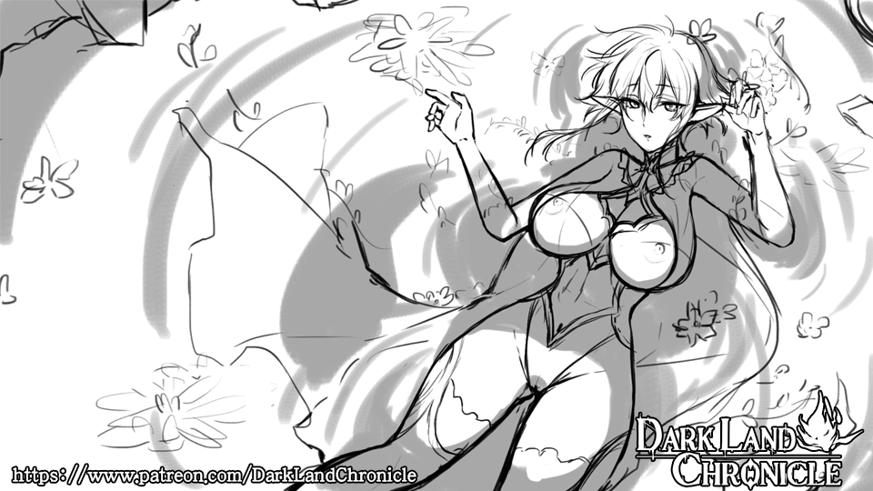 WinterfireDLC's tweet photo. Work-in-progress of our new cover art: what do you all think of the heroine’s new look? https://t.co/K9ldG6aF7J