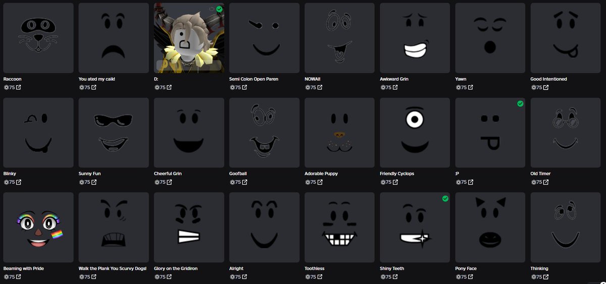 Roblox, tüm yüzlere en düşük 75 robux olacak şekilde taban fiyat güncellemesi getirdi. 📈
Bu güncellemeden sonra, 3-5 tane gear hariç, oyundaki en ucuz alabileceğiniz şey 50 robux oldu.😑