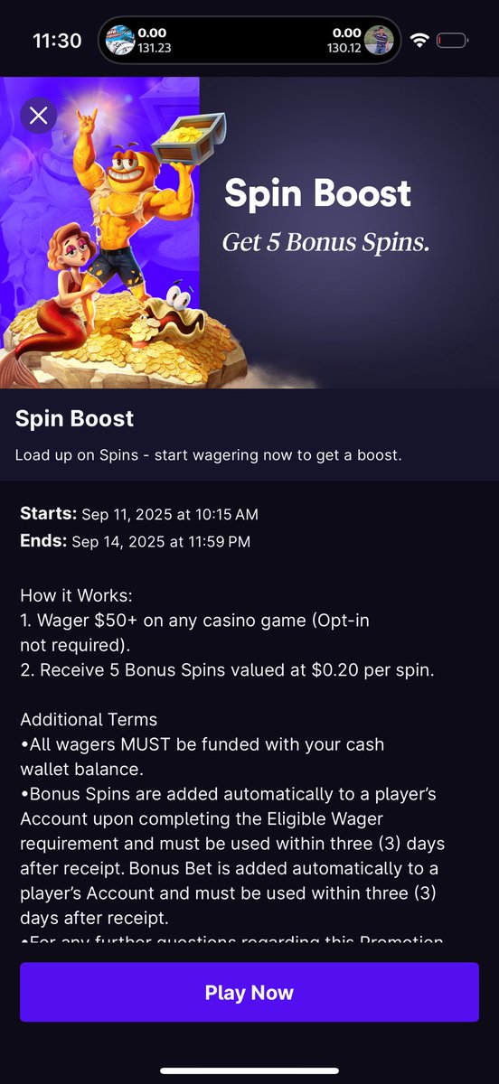 cmb2123's tweet photo. Redownloaded some betting apps for the NFL season and I just find some of these apps promos hilarious!😅 Yeah let me gamble $50+ on a slot to receive a whole 1 dollar in rewards😂 https://t.co/C1ug7ZYUvb