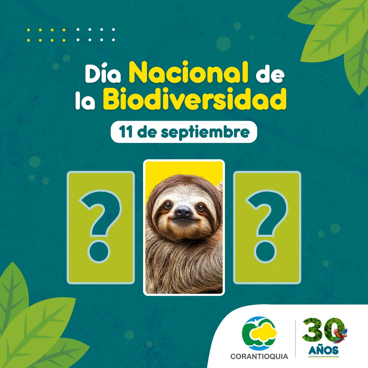Corantioquia's tweet image. 🔍 ¡Acertaste! Es el perezoso. 🦥 

⚡️ Uno de ellos se llama Flash
🚗 Es un empleado del Departamento de Vehículos Mamíferos (DVM)
🦊🐰 Sus amigos Judy y Nick lo visitan en el DMV para sacar una licencia
👣 Su compañera se llama Priscilla Tripletoe

#Corantioquia30Años