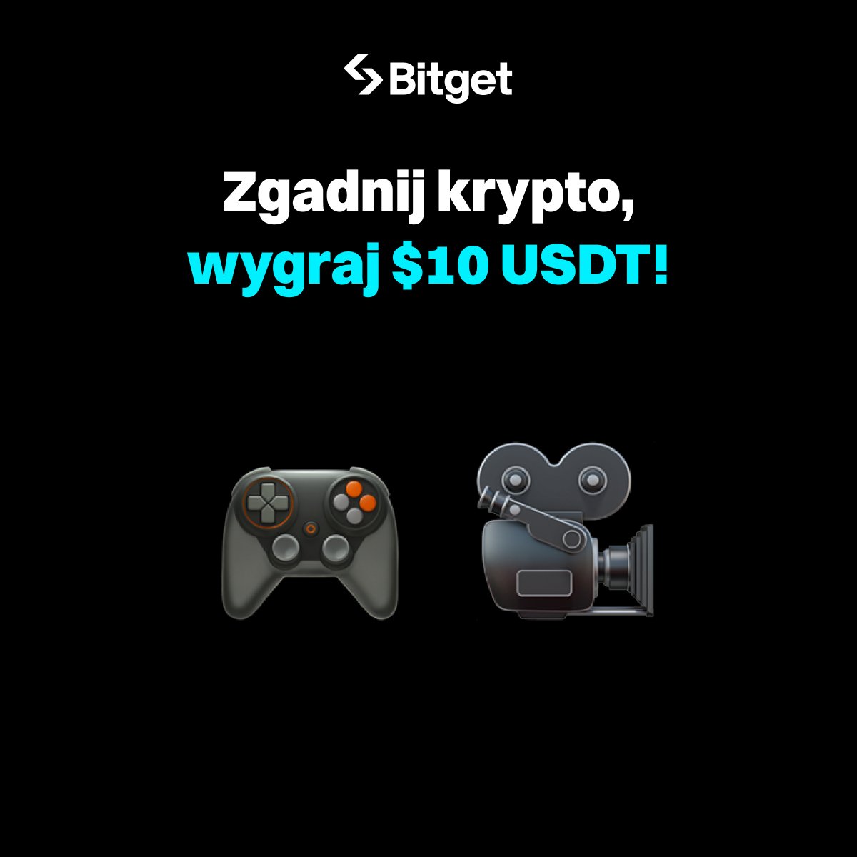 🧐 Czy potrafisz odgadnąć co to za krypto? 
🤑 #airdrop 10 USDT czeka na Ciebie!

✅ Obserwuj <a href="/BitgetPL/">BitgetPL</a>
🔃 Zrepostuj ten post!
👇 Skomentuj swoją odpowiedź i otaguj znajomego!

💸Wygrywa jedna osoba!
🤫 Podpowiedź: Nowość na Onchain
🌟Wyniki we wtorek!