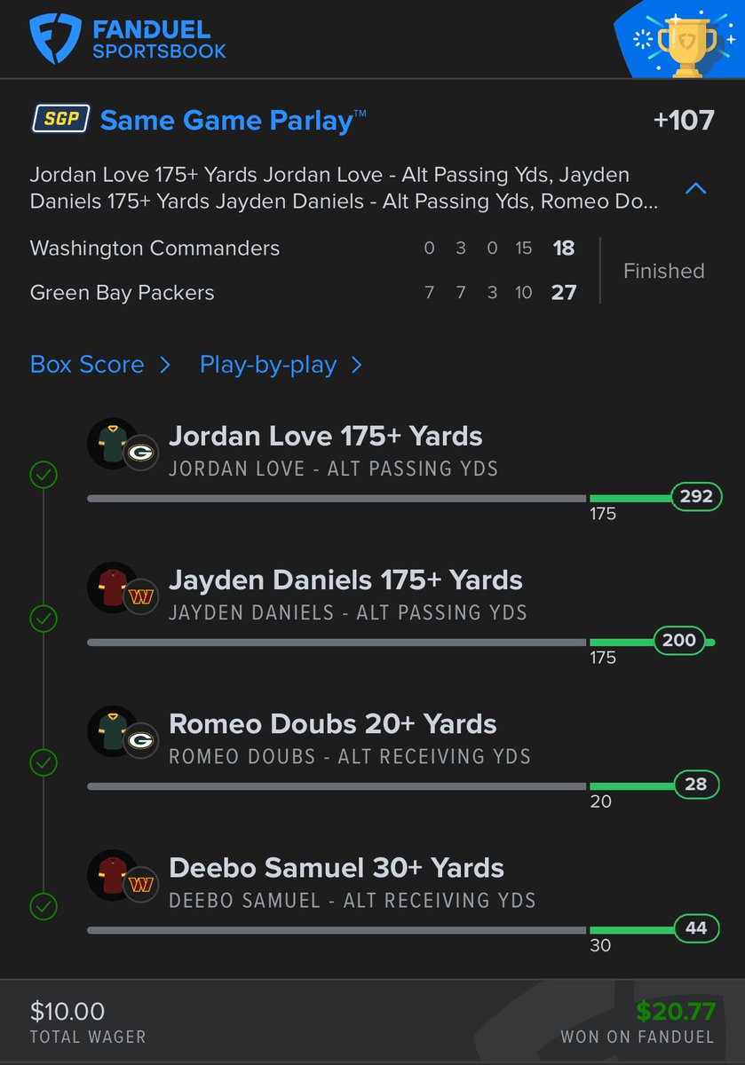 GPEP133's tweet image. Decent TNF Action💪

Get in the cord &amp;amp; cash with us ➡️ discord.gg/2FtfwHVd