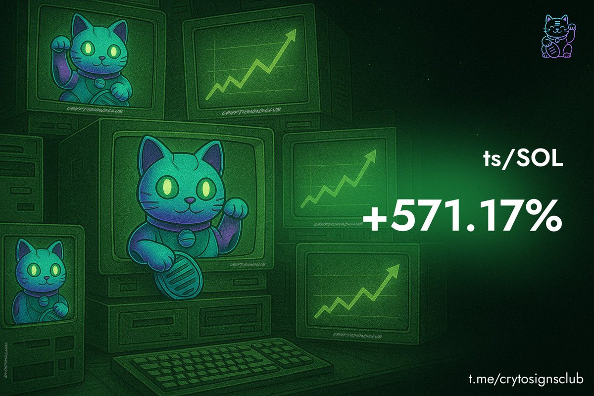 mulatradebot's tweet photo. #TSCOIN #ts
X6 from our call in TG group https://t.co/GNjMMNKMEh
MC: 126.9K
6ayAYAGQtFheBipT7q8p8W7xXLY9hg63Kbp3nLK6pump
571.17 %
#sol #solana #pump #fartcat #btc #xrp #memehype #kol #calltobuy #calltosell #trading #trade #bonk #raydium #lambo #hood #meta https://t.co/qMzy1BGHOr