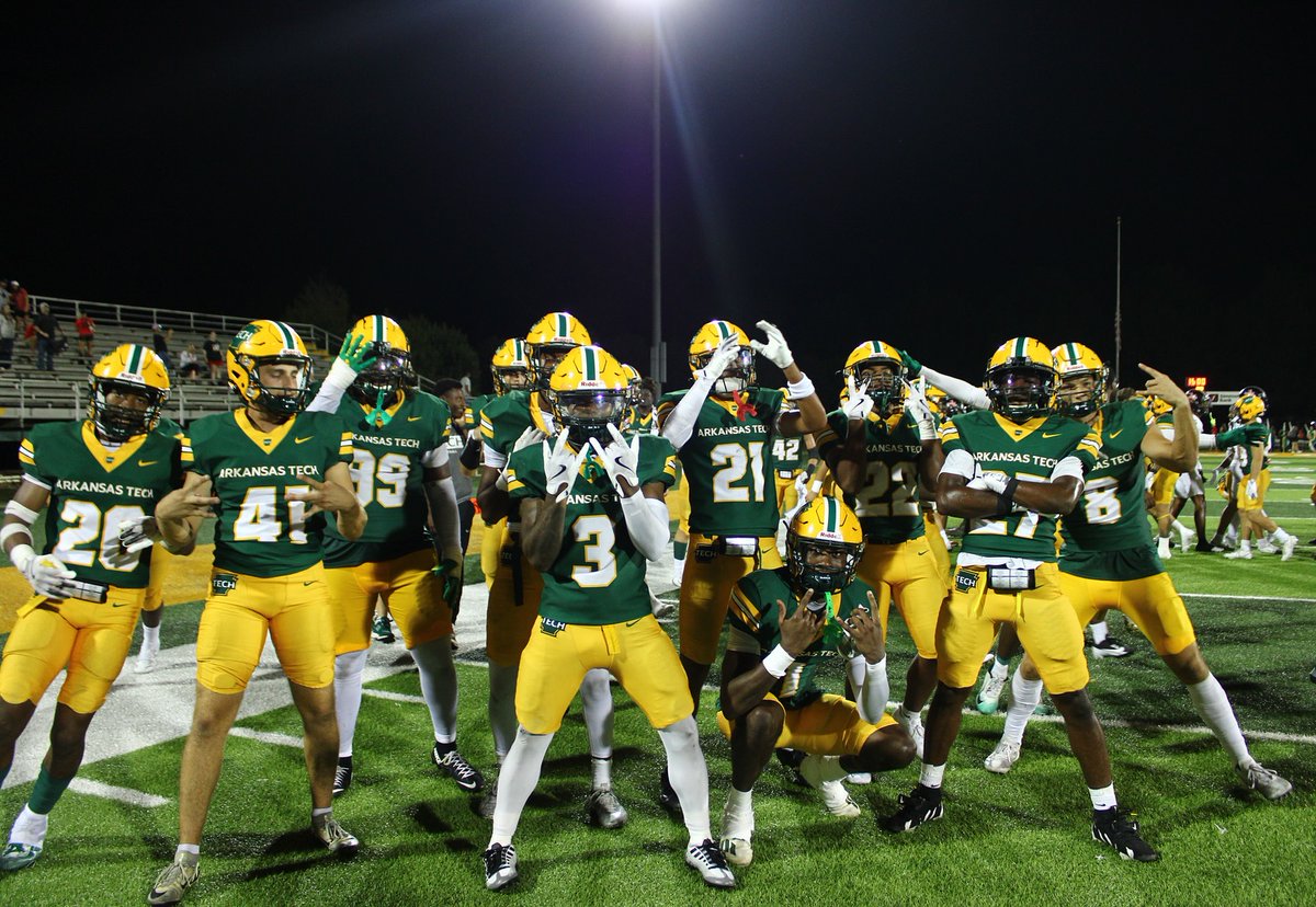 First shutout win at home in more than nine years? A 2-0 start to the season? That's worthy of a celebration.

But when we wake up Friday, it'll be time to go back to work.

Congratulations Wonder Boys on a 44-0 win over Northwestern Okla. State in the home opener! <a href="/ATUFootball/">Arkansas Tech Football</a>