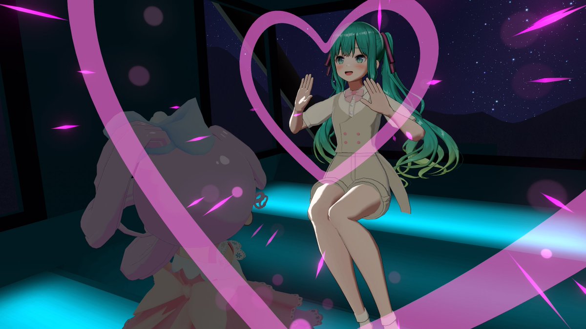 ワールド行けるようになってる～！！
観覧車に乗ったらミクちゃんが目の前で歌ってくれるぞ！！
衣装は全11種類！ぜひ行って全部見てくれよな！！
#初音ミク夜空 #アンドエスティ裁縫部