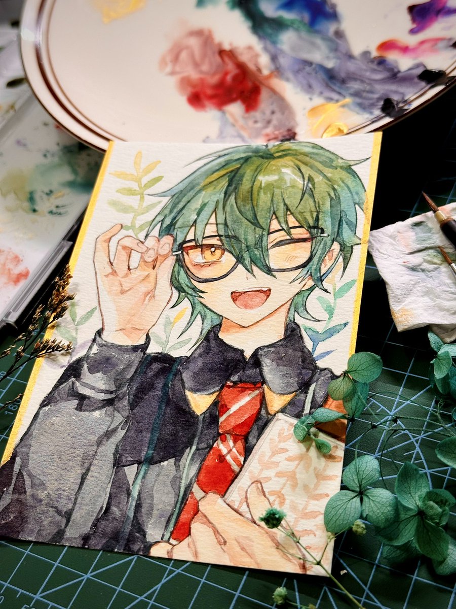 水彩新調した👓