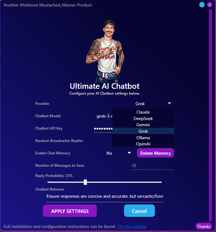 Mustached Maniac tweet media