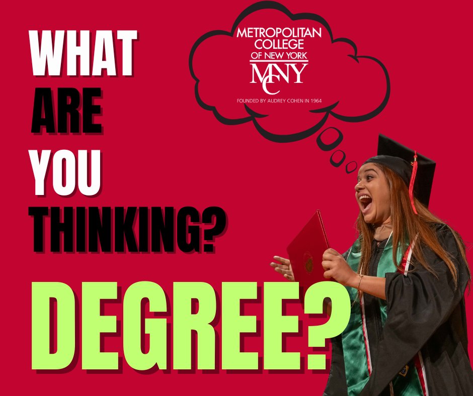 Let’s get things done! There’s still time to enroll. Visit mcny.edu today and start this week!