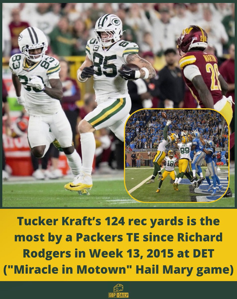 Tucker Kraft went OFF 💪😤👏 

(NFL Plus) #Packers #GoPackGo