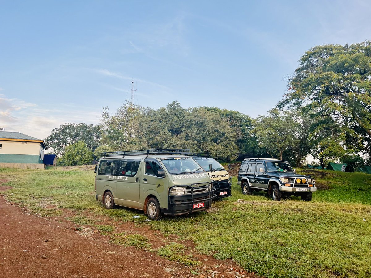 Woke up in Pian Upe Game reserve behind Mt Kadam