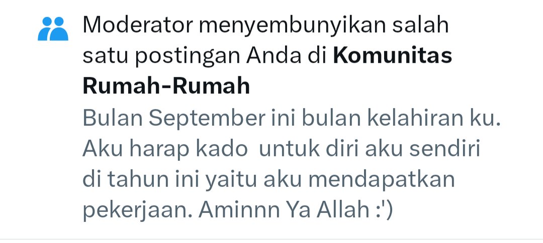 Aku salah upload woy, seharusnya di komunitas ramah ramah bukan komunitas rumah rumah😭