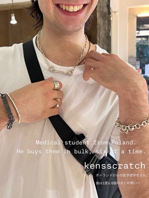 kens scratch ケンズスクラッチ ブレスレット シルバーパーツを