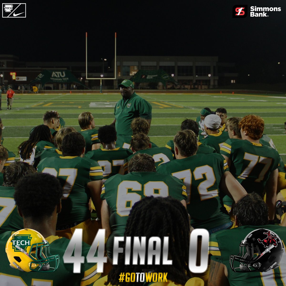 FINAL | Home shutout! Wonder Boys breeze past Northwestern Oklahoma, 44-0!

NEXT UP - at Ouachita Baptist - Saturday, September 20 - 7 p.m.

#FightOn