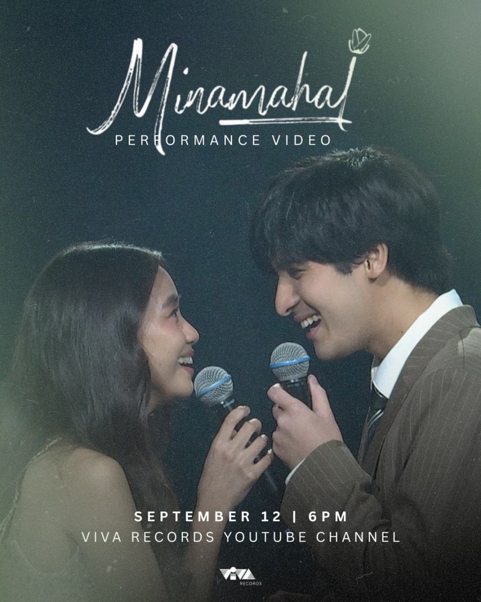 viva_records's tweet photo. Ito’y tungkol sa pag-ibig … 

Another reason to get excited for the Minamahal Movie! 
‘Minamahal’ by Ashtine Olviga &amp; Andres Muhlach — Vivarkada Performance will premiere tonight at 6PM on Viva Records YouTube Channel. 

Premiere link: https://t.co/QWi7GBS2FE

#AshDresMinamahal https://t.co/t7OgsNc2Co