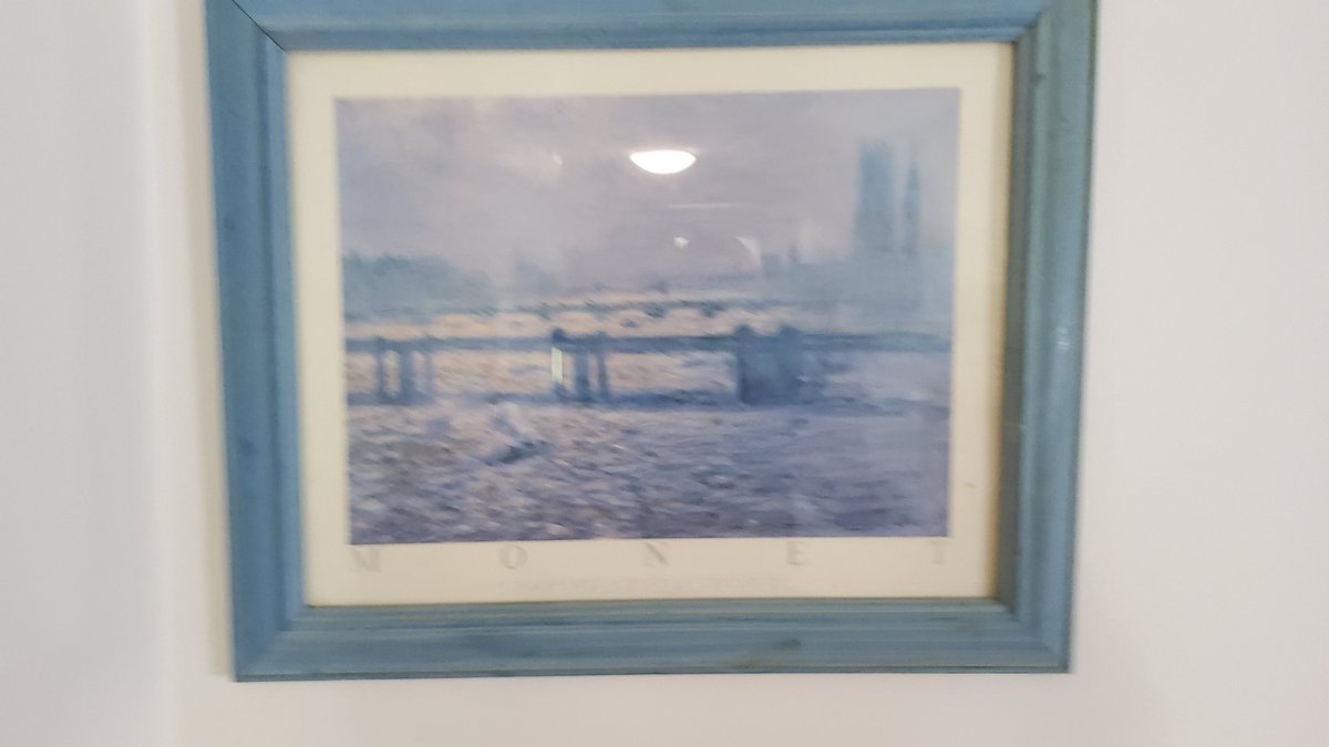 My painting of Charing Cross Bridge, London, UK, painted in 1903 by French painter Claude Monet.