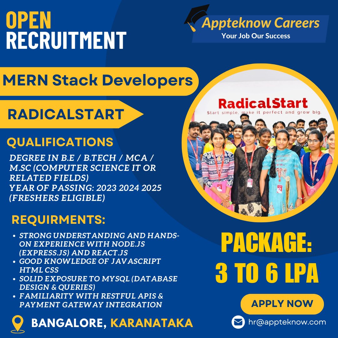 CoursesAptech's tweet image. Unlock Your Future with Appteknow!
Top companies are hiring skilled professionals trained by us. Your dream job is just a course away!
admins.appteknow.com/jobs/6717616b1… 
#JobOpening #CareerOpportunity #NowHiring #Appteknow #DreamJob #Upskill #LearnAndGrow #CareerGoals #JoinOurTeam