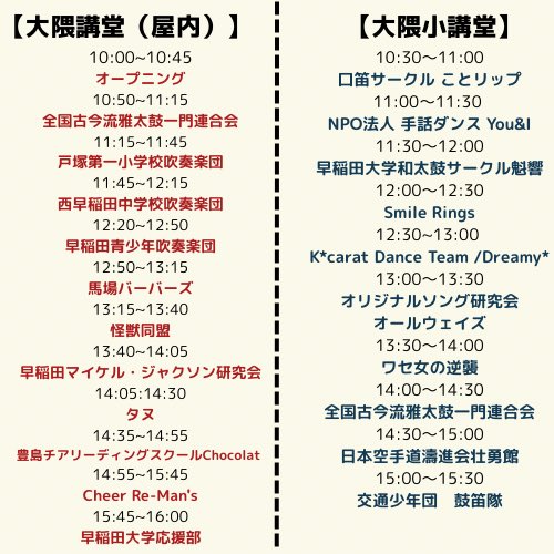 タイムテーブルその4