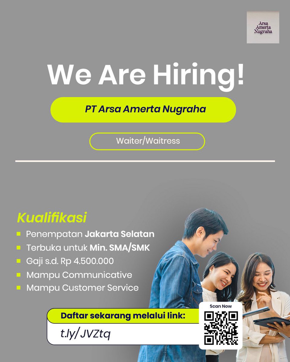 nrhthan's tweet photo. @worksfess BISMILLAH YUK CEBOL kalian yang apply di
JUMAT BERKAH ini

Waiter/waiters gaji 4.5jt
Langsung apply di https://t.co/hxuyAHKWmw

Loker update cek disini https://t.co/vTK14A4d34

JANGAN LUPA DAFTAR JOB PORTAL NYA YA TEMEN-TEMEN

Good luck 🥰🥰 https://t.co/mpUdQor0du
