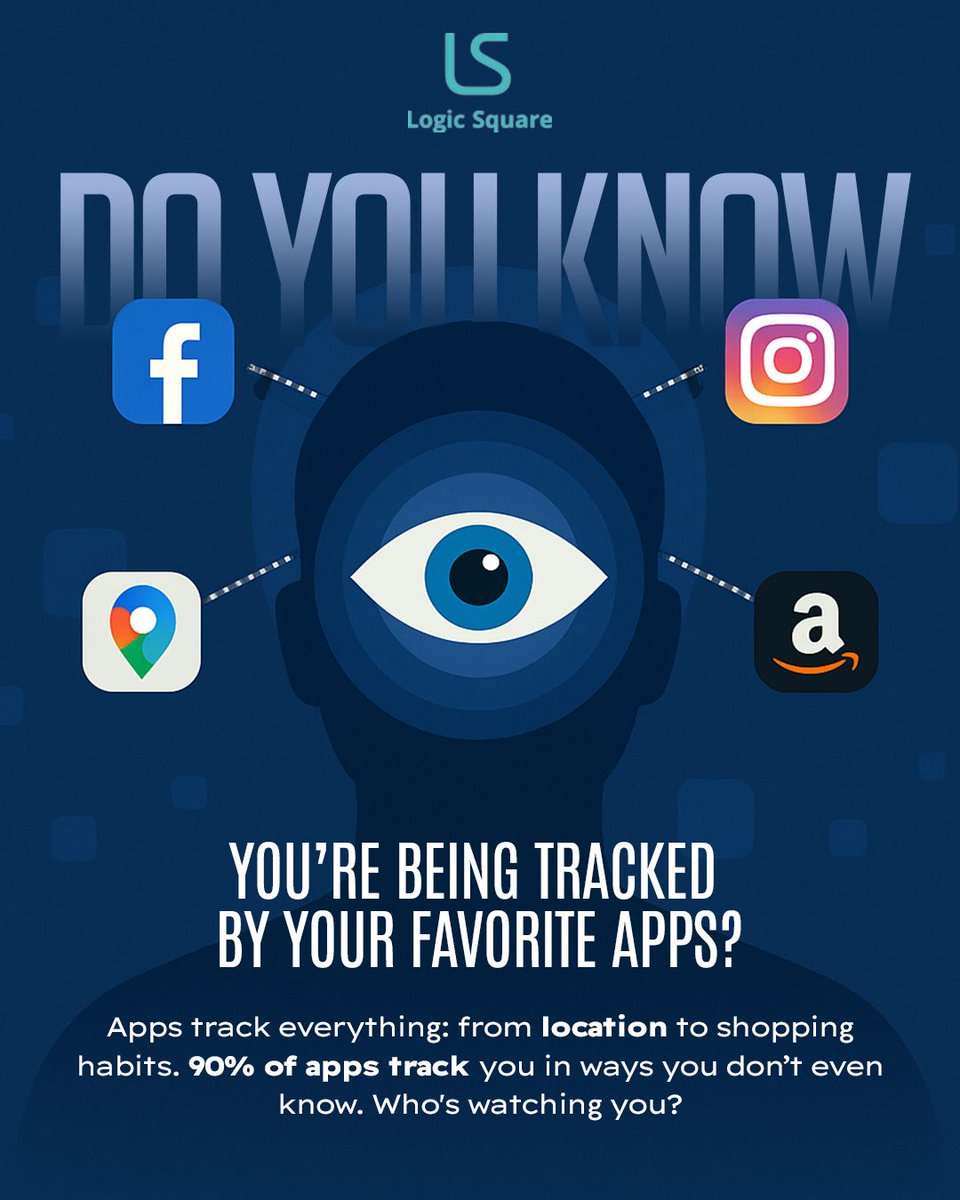 LogicSquaretech's tweet image. Think your favorite apps are harmless? 🤔
90% of them track your every move, from where you go to what you buy.

#DataPrivacy #DigitalSecurity #AppTracking #OnlinePrivacy #DataProtection #PrivacyMatters #CyberAwareness #DigitalLife #Security #Privacy #UserSecurity