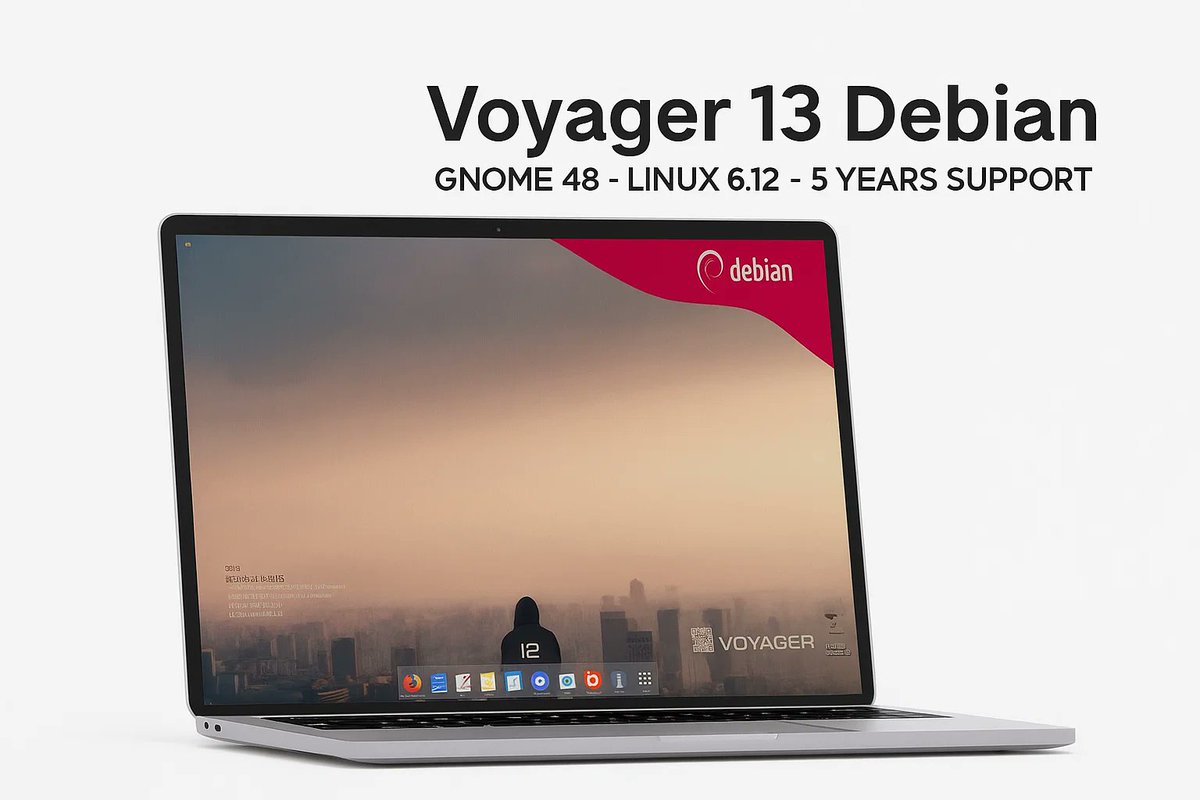 opensourcefeed's tweet image. 🚀 Voyager 13 Debian is here!
Based on Debian 13 “Trixie” with GNOME 48, Linux 6.12 LTS & 5 years of updates 🎉
A fast, stylish & secure desktop for PC & tablet users.
🔗 opensourcefeed.org/voyager-13-deb…