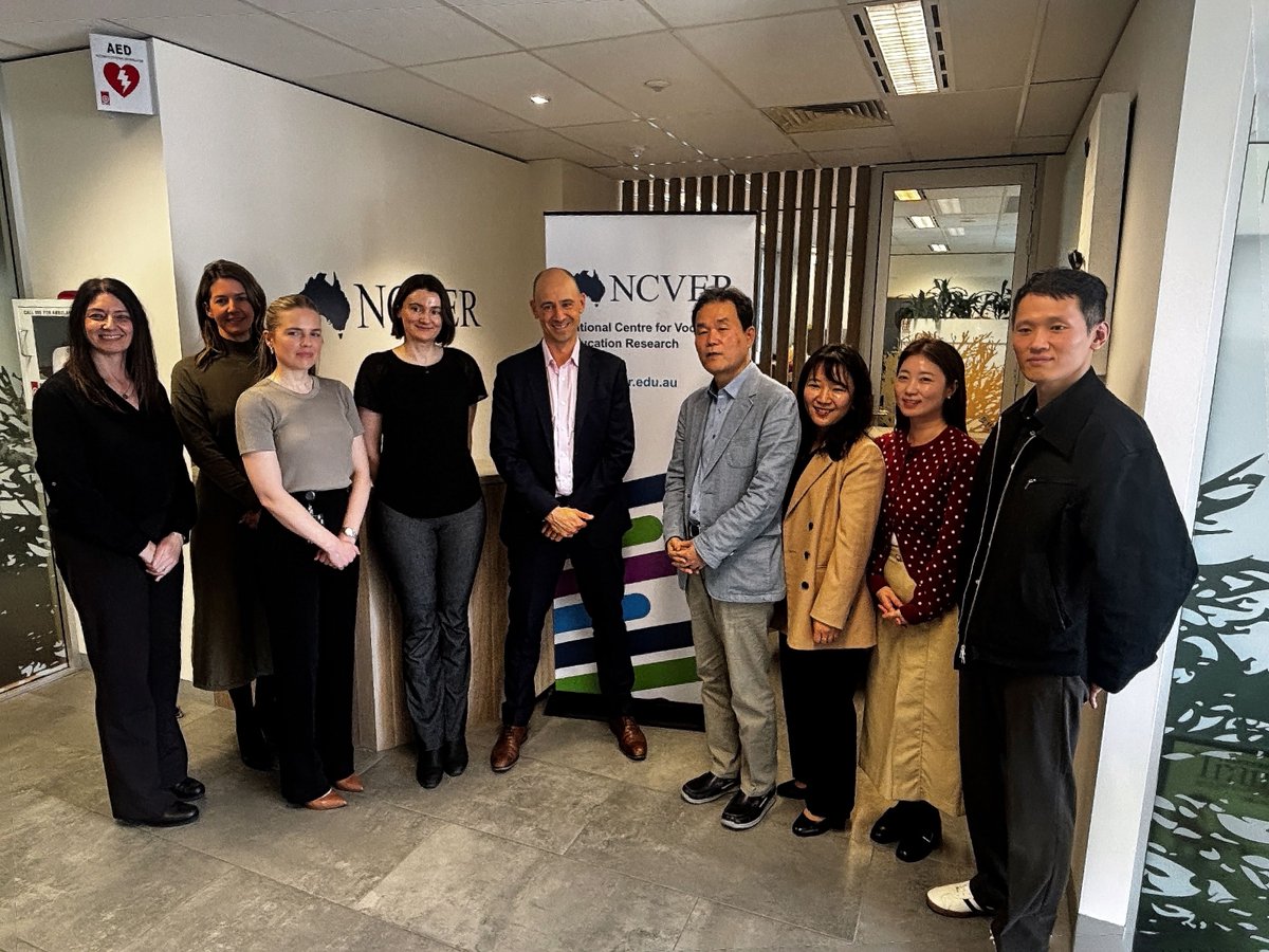 This week, NCVER welcomed delegates from the Korean Skills Quality Authority.

We shared insights into Australia’s VET system and discussed digital transformation &amp; AI to strengthen quality management in vocational training globally.  #VET #AI #NCVER