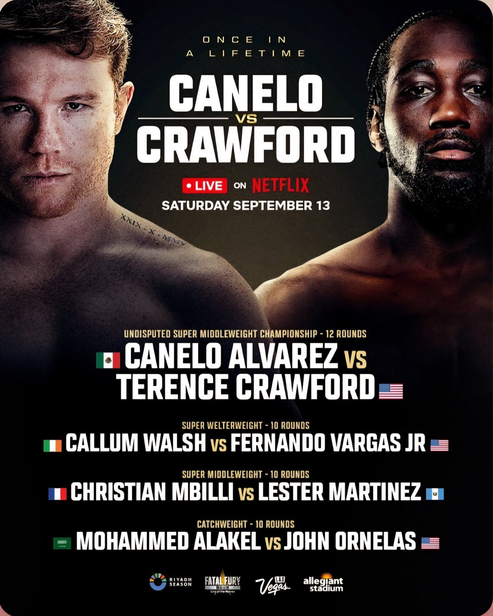 Who takes the win and why – Canelo or Crawford? Tell us your prediction in the comments!

#CaneloVsCrawfordPredictions
#CaneloVsCrawford
#CaneloAlvarez
#TerenceCrawford
#Boxing
#Canelo
#CaneloCrawford2025
#EpicShowdown
