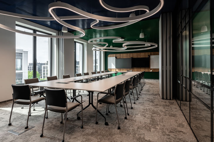 An eclectic workspace where brick meets glass, art blends with ergonomics, and every floor tells a story. #BITCREATIVE’s design for KRUK’s new headquarters in Wrocław redefines how offices support neurodiversity, flexibility, and well-being indiaartndesign.com/designing-work…