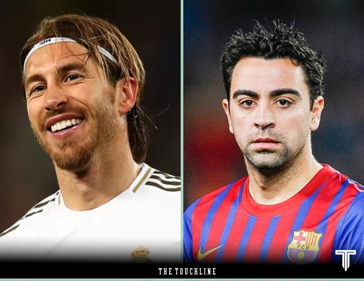 🚨 𝗖𝗥𝗔𝗭𝗬 𝗙𝗔𝗖𝗧: Sergio Ramos has more career goals (145) than Xavi (112).