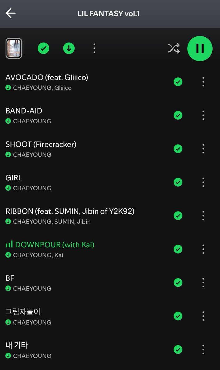 Cuál fue su fav del álbum? 😭 La mía Downpour 😭🙏🏾
