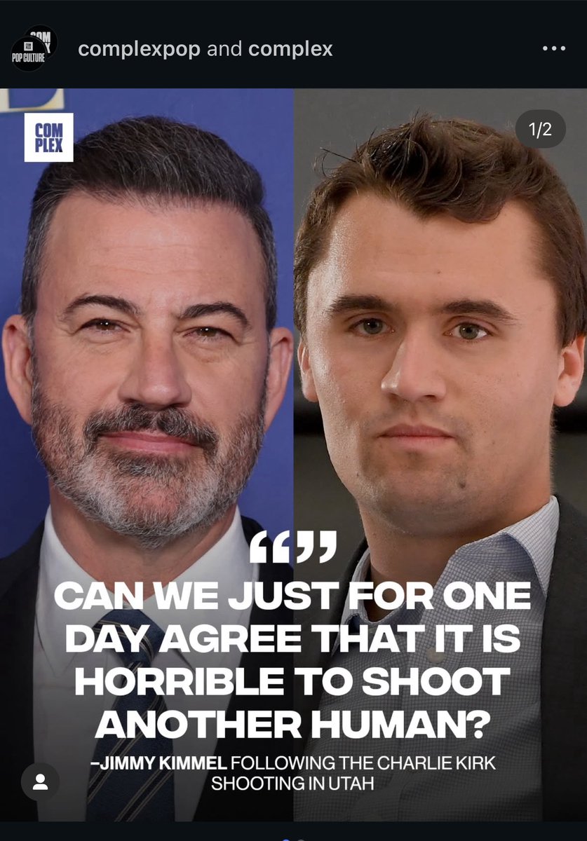 Revolutionary thinker, Jimmy Kimmel, weighs in on Charlie Kirks assassination #ripcharliekirk #charliekirk #CharlieKirkshot #CharlieKirkdead #ripcharlie