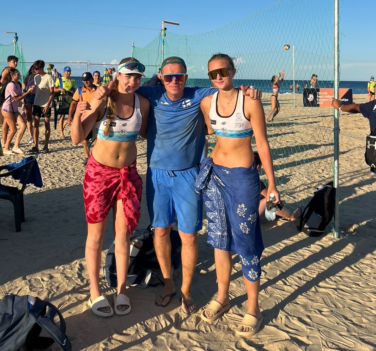 U18 EM-kisat
Corigliano Rossano, Italia

Konsta Viljamaa / Niilo Kilpinen [11]
PE klo 13:40 vs Bernardini/Mapelli ITA [27] [Q]
PE klo 17:50 vs Hypolyte/Bezu FRA [6]

Maisa Kyröläinen / Anna Laaksonen FIN [10]
PE klo 14:30 vs Thant/Vervloet BEL [7]