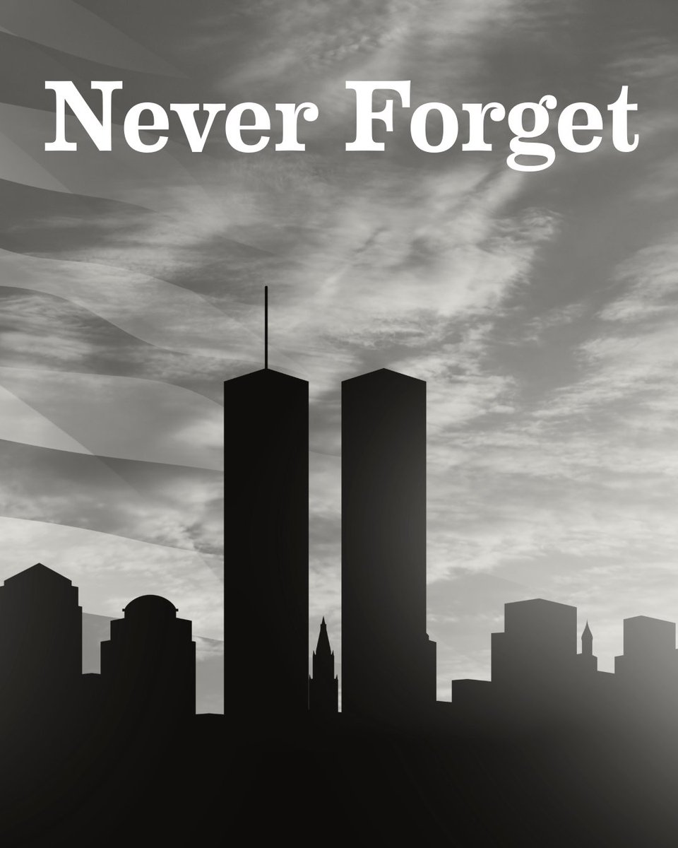 In remembrance of 9/11. We honor the lives lost and the courage of all those who served.
