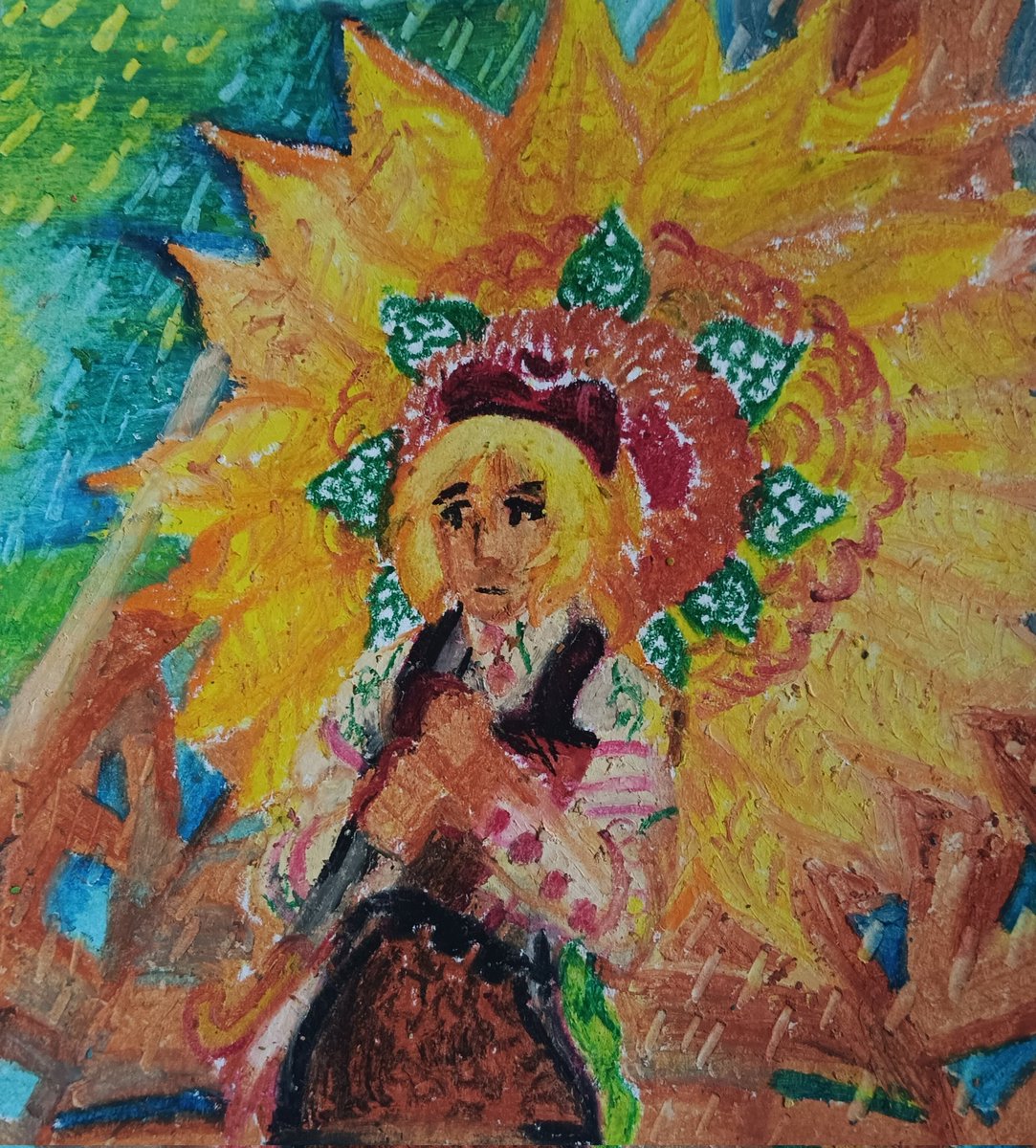 LuciMcDoodles's tweet image. Drew @WH1MMS0RNF4NGS's OC, Shaffron, I just found an image I liked and redrew it with him in oil pastel, I think i like how it turned out 
#adoptme #adoptmeroblox #robloxadoptme #adoptmefanart #robloxoc #adoptmeoc #adoptmenpcoc #npcoc