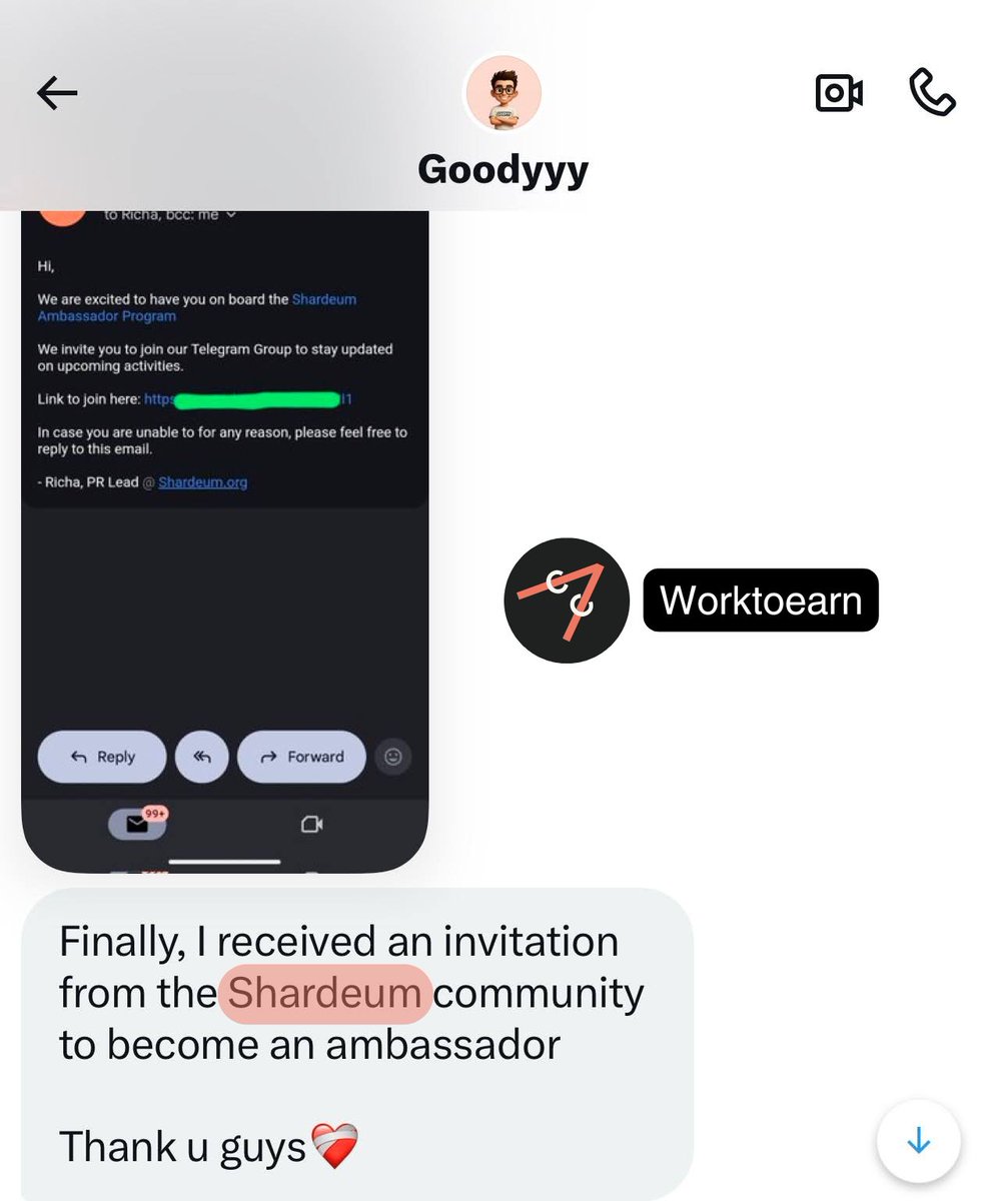 Work to Earn (@worktoearn_en) on Twitter photo Huge congrats, Goodyyy 🎉
It seems like a lot of friends got the Shardeum ambassador role.
Any more fam got it too? Huge congrats, Goodyyy 🎉
It seems like a lot of friends got the Shardeum ambassador role.
Any more fam got it too?