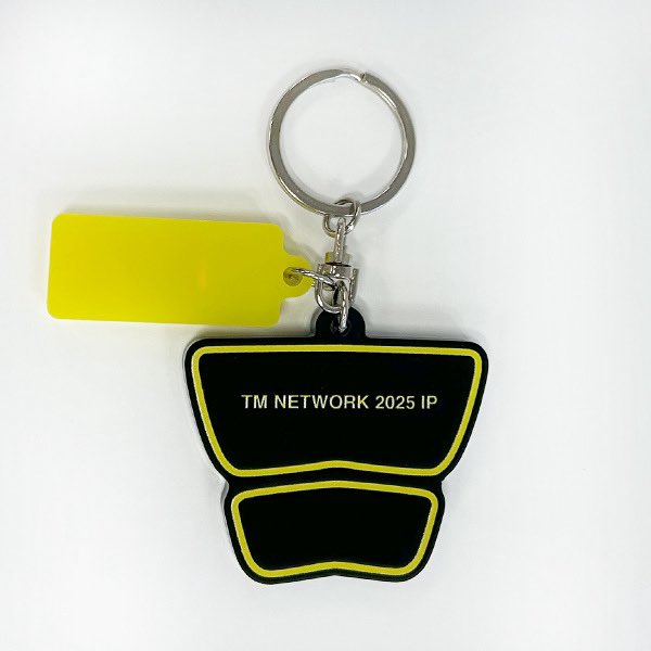TM NETWORK キーホルダーとシールセット TM NETWORK 2025 IP ガチャ 2種セット ライトキーホルダー