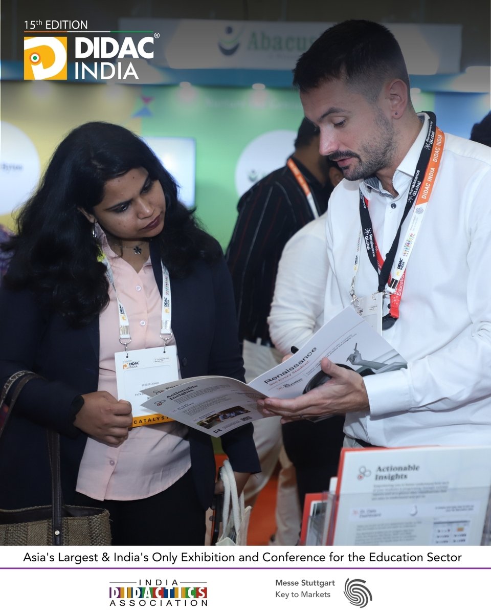 DidacIndia's tweet image. Join us at Didac India to experience live demonstrations, gain actionable insights, and meet the people who are transforming education and training across India and beyond.

Register Now for Free Entry: didacindia.com

#DIDACIndia2025 #EdTechSolutions