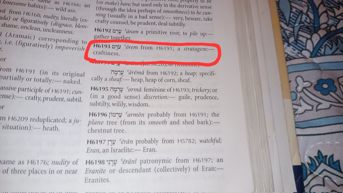 sinoperated's tweet image. Of course Orem is a hebrew word meaning craftiness, but first and most importantly,  Stratagem.
Definition is pla. To take out an "opponent". They speak in silence right on the open. Khazarians