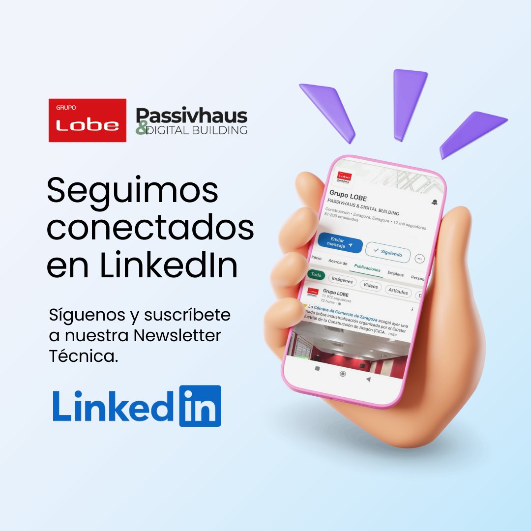 ¡Atención! 👋 Nos despedimos de esta red social pero...todas nuestras novedades sobre sostenibilidad, innovación y edificación #Passivhaus están en LinkedIn. ¡Seguimos conectados! Te esperamos en:
👍Linkedin: linkedin.com/company/grupol…
📰Newsletter técnica: linkedin.com/newsletters/co…