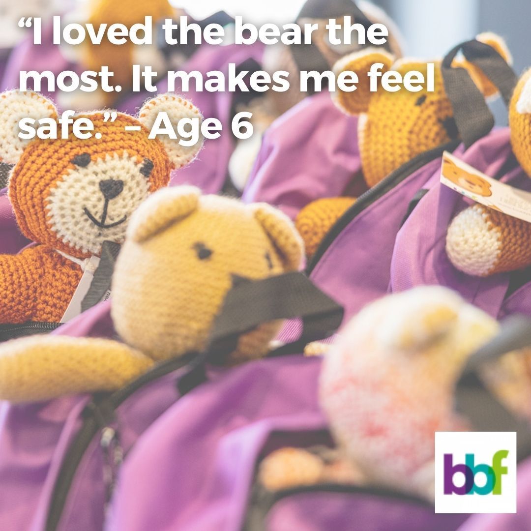 🧸 What I Love About My Buddy Bag
“I loved the bear the most. It makes me feel safe.” – Age 6

A Buddy Bag is more than toiletries and clothes. It’s something a child can call their own. 💜

#BuddyBagFoundation #ComfortAndCare #SupportChildren 💜🧸