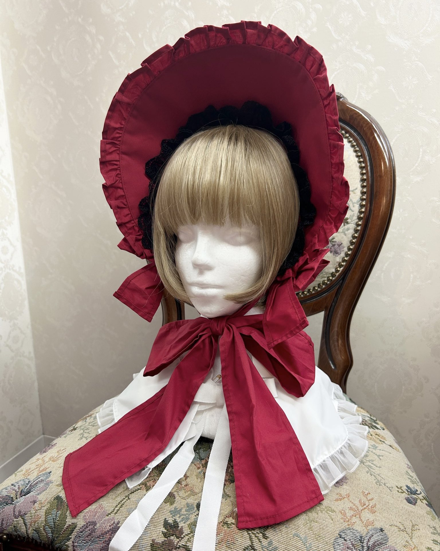 アトリエピエロ　herhum ボンネット 1度着用 アトリエピエロ herhum ボンネット 1度着用 ATELIER-PIERROT on X: