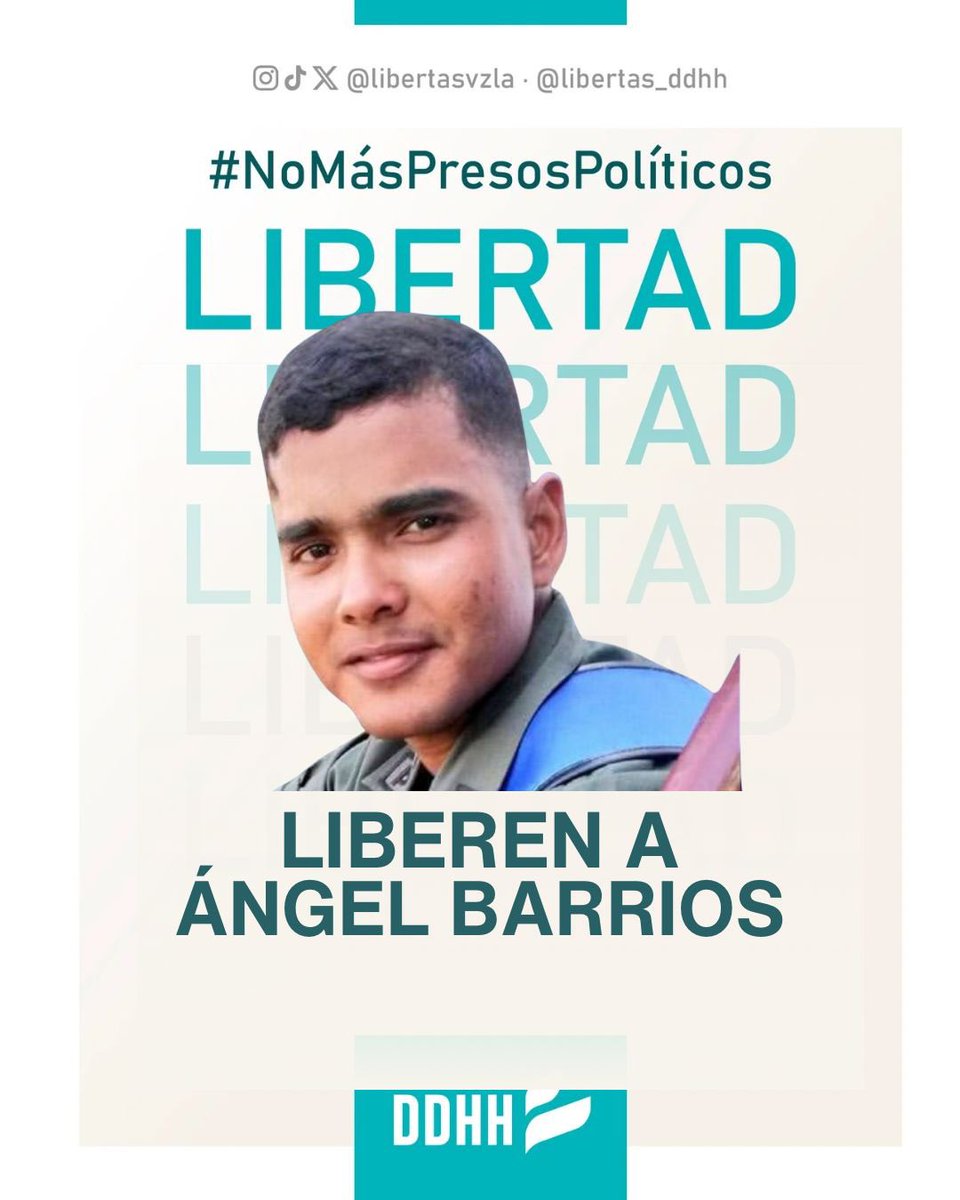 zulimadelvalle's tweet image. 📢 Un país libre no tiene presos políticos.
Mientras existan hombres,mujeres y niños encarcelados por sus ideas, no habrá democracia ni justicia.
La libertad de todos depende de la libertad de ellos.

#NoMásPresosPolíticos #Libertad
@Libertasvzla