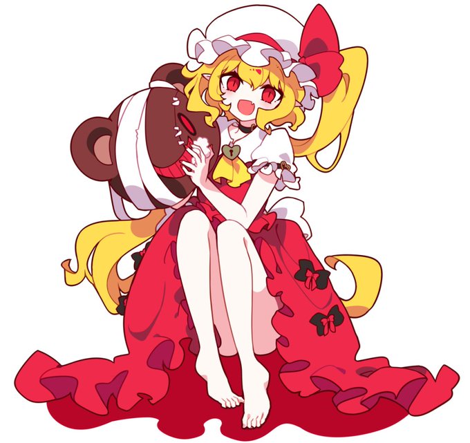 フランドール・スカーレット 「ミニ色紙で時間かかるのは初めて 」|偽