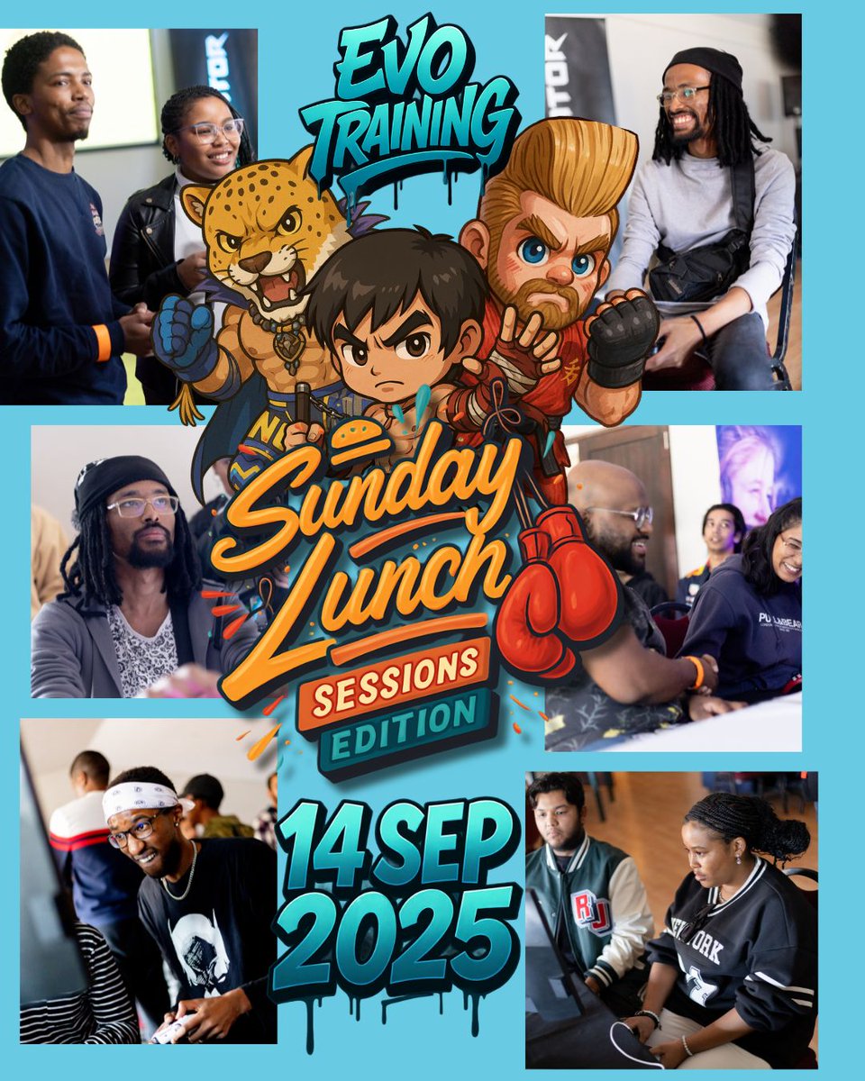 🚨 Reminder fam! 🚨

Sunday Lunch is happening this Sunday, 14 Sep 🎮🔥
Pull up, vibe out, and let’s make it another one for the books!

📍 Payne Rd, Bryanston, Johannesburg, 2191 

#SundayLunch #FGCZA #Tekken8