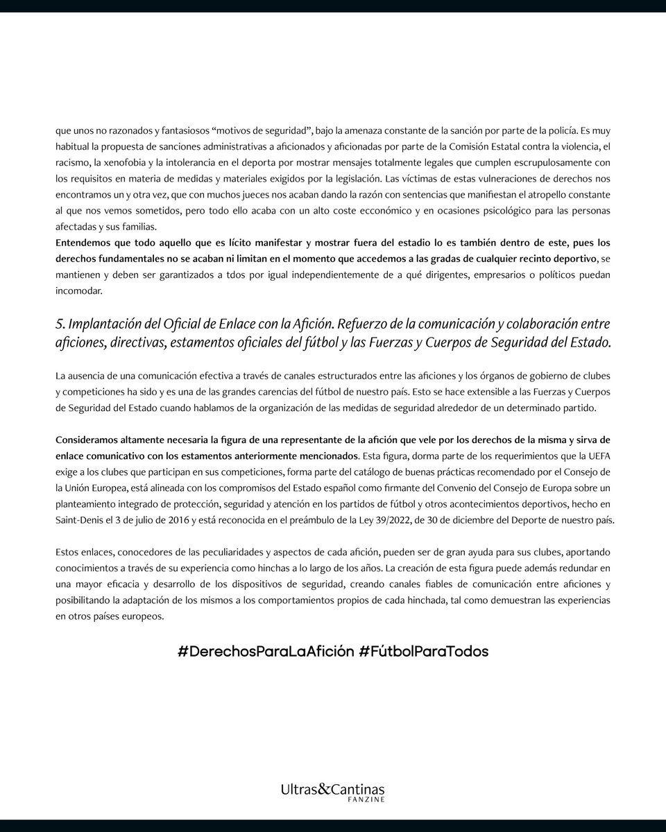 ❗️Una nueva temporada está en marcha. NADA HA CAMBIADO.

🔄Seguimos reclamando #DerechosParaLaAfición y un #FútbolParaTodos.

🔗Lee nuestro manifiesto: fasfe.org/wp-content/upl…