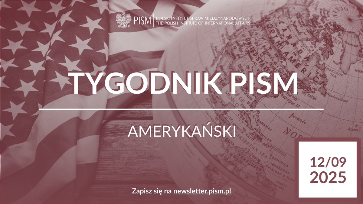 ➡️ Zapraszamy do lektury całego Tygodnika amerykańskiego, w którym piszemy o⬇️
🔹 Rozpoczęciu wycofywania wojsk amerykańskich🇺🇸 z Iraku🇮🇶;
🔹 Nowych sankcjach Kanady🇨🇦 przeciw rosyjskim próbom destabilizacji Mołdawii🇲🇩;
🔹 Wyroku Sądu Apelacyjnego w sprawie ceł nałożonych przez