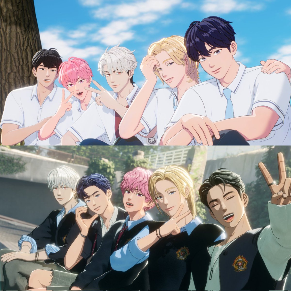 plave as high school students and teenagers 😳😳😳😳😳