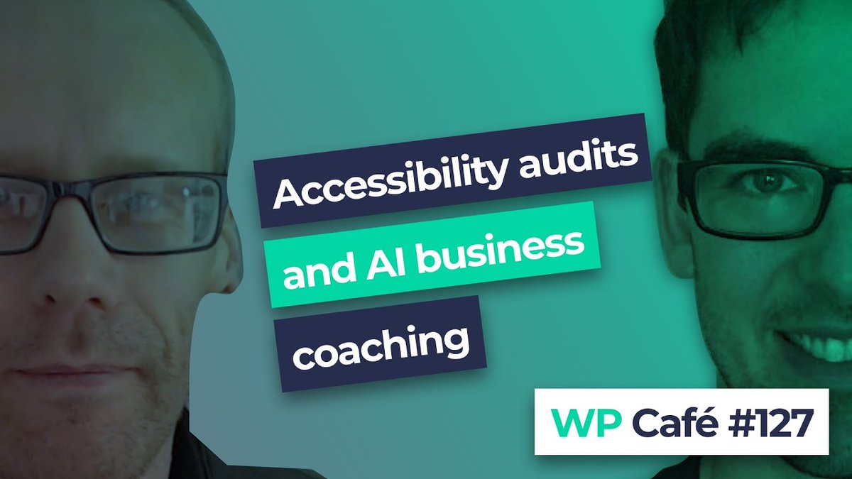 WP Café Show (@wpcafeshow) on Twitter photo We're back! <a href="/keithdevon/">Keith Devon</a> and <a href="/wpmark/">Mark Wilkinson</a> are back for episode 127.
Topics today include:
- Accessibility audits
- AI business coaching
- New core block
- And much more
Join them at 13:30 UK time live on Youtube 👇
bit.ly/46ocbhp We're back! <a href="/keithdevon/">Keith Devon</a> and <a href="/wpmark/">Mark Wilkinson</a> are back for episode 127.
Topics today include:
- Accessibility audits
- AI business coaching
- New core block
- And much more
Join them at 13:30 UK time live on Youtube 👇
bit.ly/46ocbhp